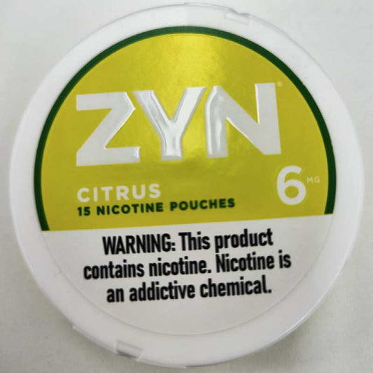 Citrus/Mint ZYN 6mg white nicotine Pouches