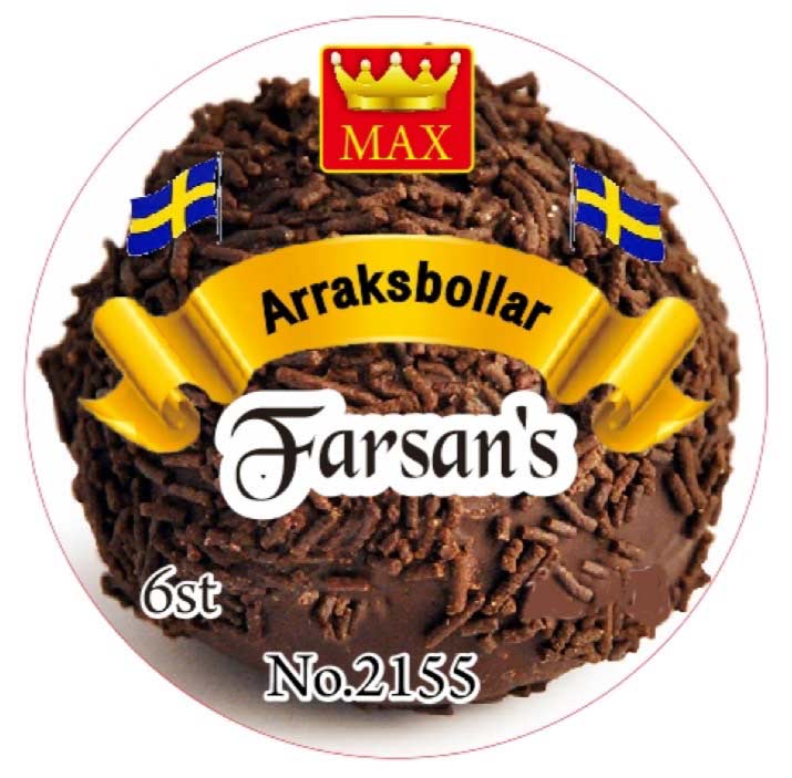 Araksbollar 6st